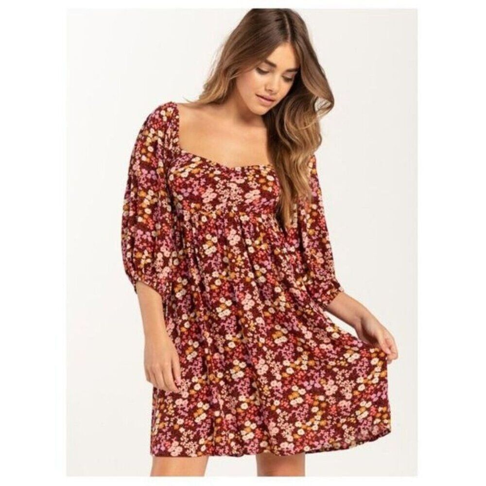 Billabong Floral Mini Dress